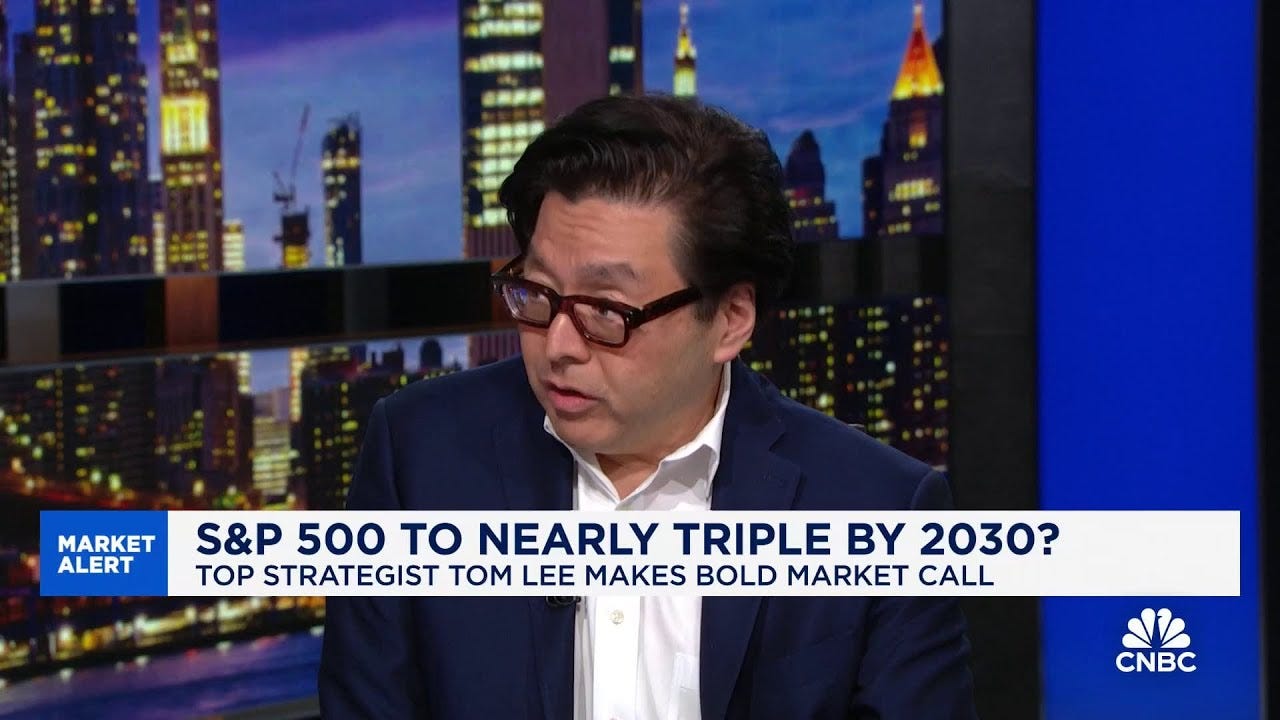 Fundstrat's Tom Lee explains why he sees the S&P 500 hitting 15,000 by 2030  - YouTube