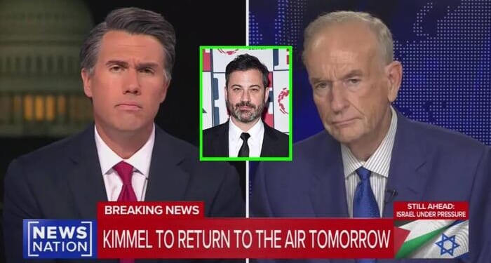 Bill O'Reilly Shreds Liberals' 'Free Speech' Spin Surrounding Jimmy Kimmel With One Brutal Fact