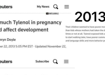 MSM 'Forgets' They've Been Warning About Tylenol And Pregnancy For Over A Decade