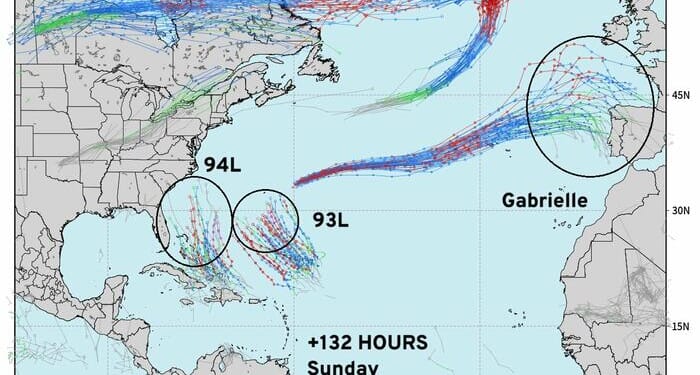 After Historic Lull In Atlantic Basin, Twin Storms At High Risk Of Intensifying