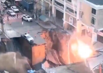 Watch: Bangkok Street Implodes in Jaw-Dropping Sinkhole