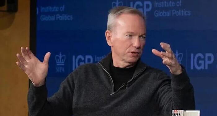 'Major Geopolitical Issue': Eric Schmidt Warns 'Majority Of The World' Will Choose China's 'Open' AI Over America's 'Closed' Models