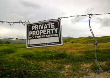 Do Your Rights End at My Property?