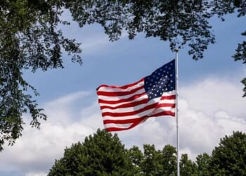 Burger Chain Installs 'Tallest And Biggest' American Flags At Restaurants Nationwide