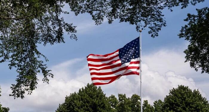 Burger Chain Installs 'Tallest And Biggest' American Flags At Restaurants Nationwide