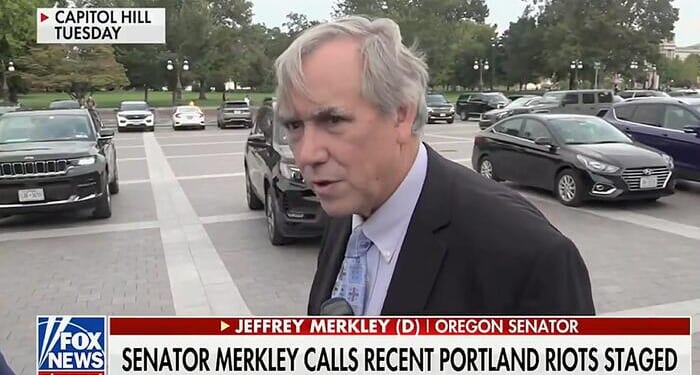 Desperate Dem Sen. Claims Trump Staged Portland Antifa Riots To Justify Crackdown