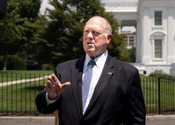 Homan Says DOJ Probing Funding Behind 'Organized' Attacks On ICE