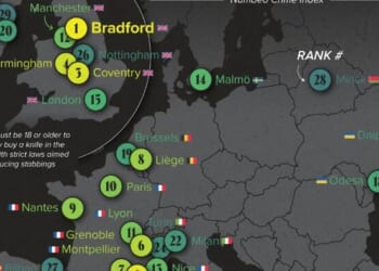 These Are Europe's Most Dangerous Cities, According To Citizens