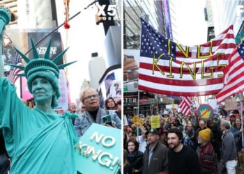 No Kings Kicks Off Across Country As States Prepare For Violence