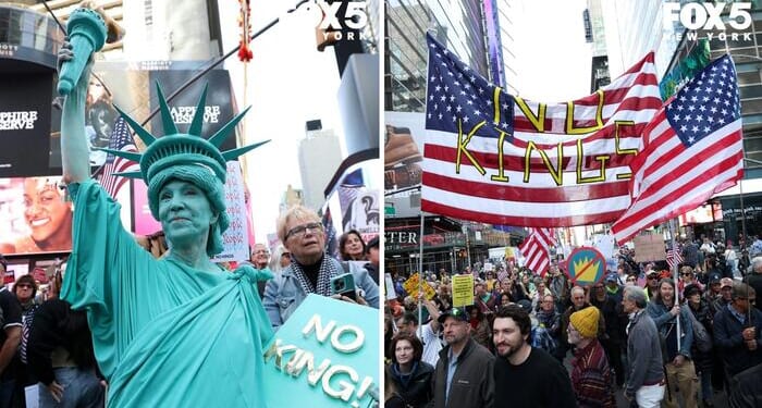 No Kings Kicks Off Across Country As States Prepare For Violence