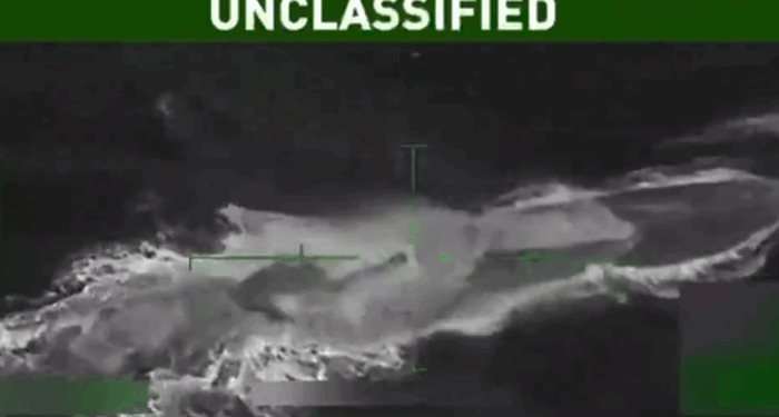 Watch: US Military Strikes "Very Large" Drug-Carrying Submarine In Caribbean