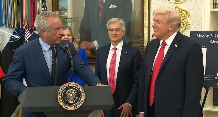 Watch: RFK Jr. Tells Trump He's "Doing God's Work"