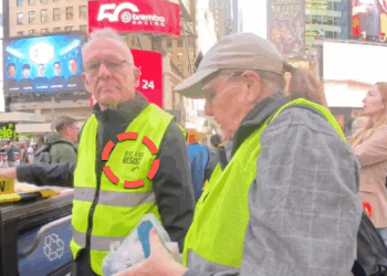 Watch: Liberal Boomer Paid-Protesters Caught Chaperoning At NYC 'No Kings' Protest 