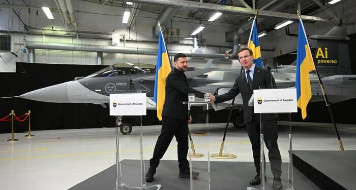 Zelensky Signs Letter Of Intent To Acquire Whopping 150 Swedish Fighter Jets Over Next 10-15 Years