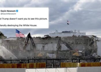 Deranged Democrats Go All In On "Trump Is Destroying The White House" Hoax