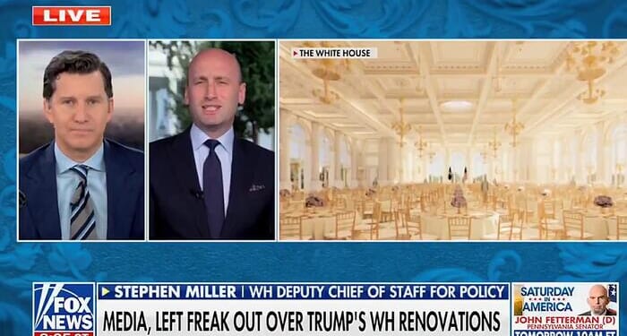 Miller Eviscerates TBS (Trump Ballroom Syndrome) Leftists