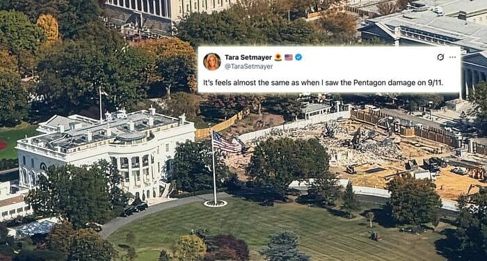 Leftist Commentator Compares Trump White House Renovation To 9/11 Attacks