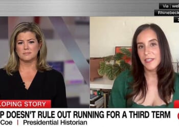 CNN Fearmonger's Trump's "Despot" Talk Of Third Term Is "A Serious Threat"