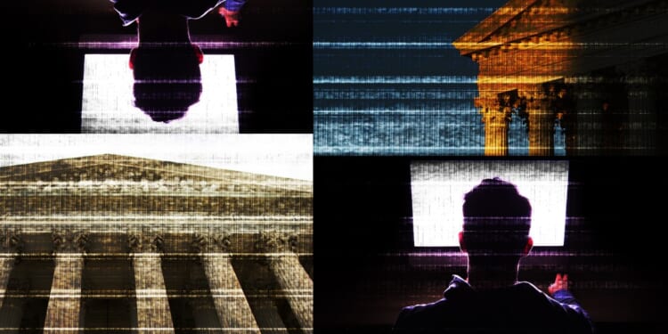 Illustration by Noah Hickey/The Dispatch (Photos via Getty Images).