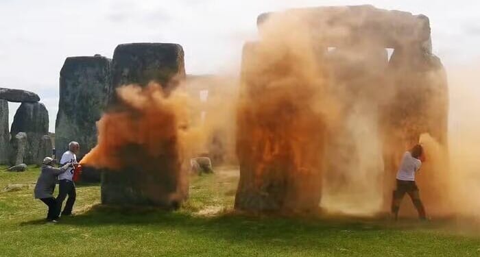 Climate Activists Who Vandalized Stonehenge Acquitted And Set Free