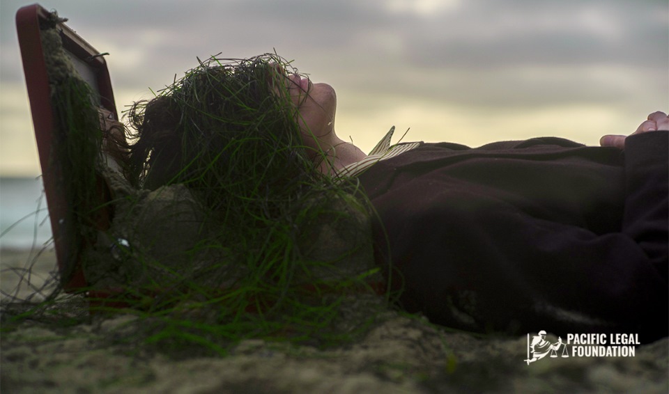 Dispatch Energy - Week 6 image 110625 A woman lying in the sand with grass on her head