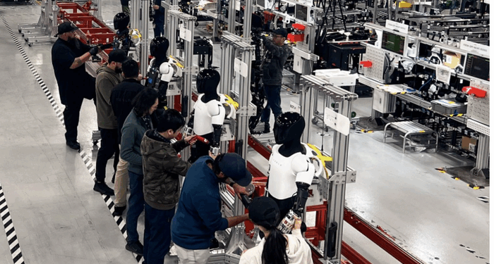 Humanoid Robot Roundup: Tesla Kicks Off Optimus Pilot Production As Goldman Tours China's Supply Chain