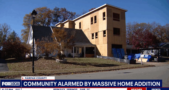 Virginia Neighborhood Shocked By Massive Home Addition Built For Three-Generation Family