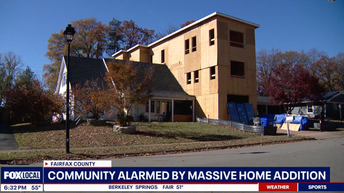 Virginia Neighborhood Shocked By Massive Home Addition Built For Three-Generation Family