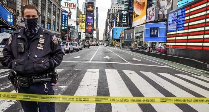 Man Stabbed In Broad Daylight In Times Square Collapses While Yelling "Save The Children"