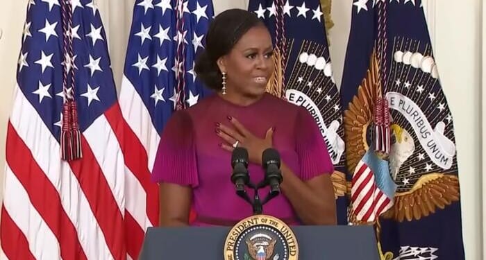 Michelle Obama Says She Won't Run Because America "Ain't Ready" For A Woman