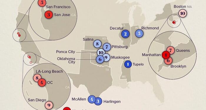 These Are America's Most (And Least) Affordable Cities