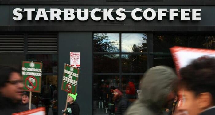 Starbucks Workers' Strike Expands To 83 Cities On Black Friday