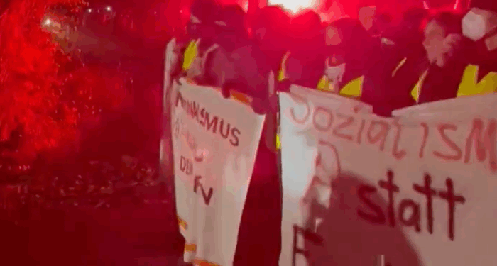 Antifa Mob Mobilizes Terror Campaign Against AfD Event