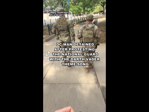 DC Cops Sued After Arresting A Man For Playing Darth Vader’s Theme Music Near Federal Troops