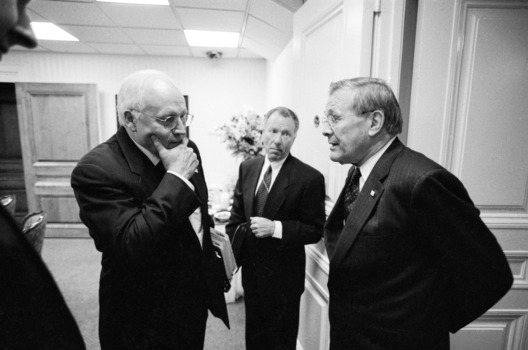 A group of men in suits