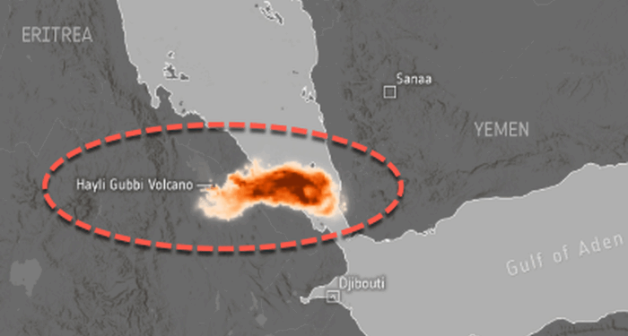 Ethiopian Volcano Erupts For First Time In 10,000 Years 