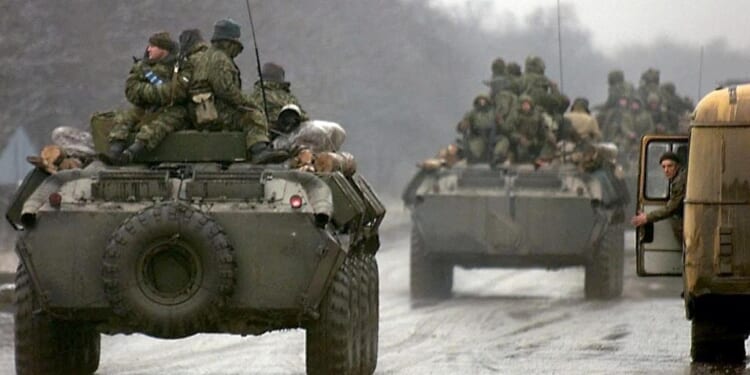 RUSSIA-CHECHNYA-SOLDIERS-BUS