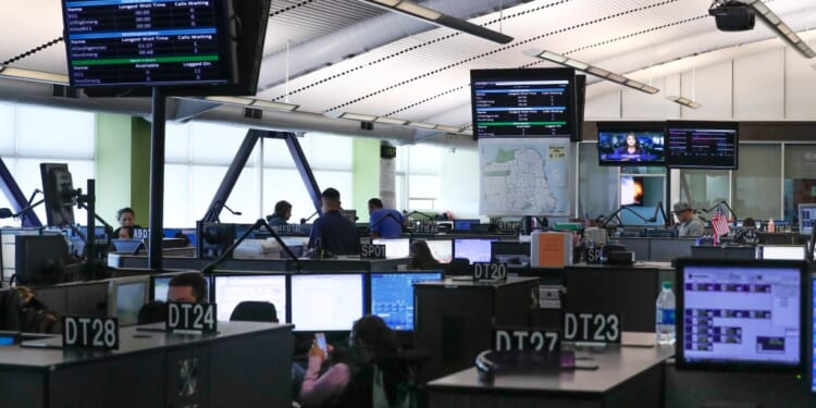 The San Francisco 911 Emergency Call Center on Mon. July 31, 2017 in San Francisco, Ca.