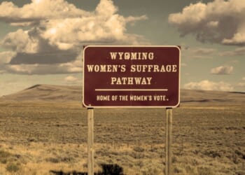South Pass City, Wyoming, A 19-mile stretch of Wyoming Highway 28 is named the Wyoming Women’s Suffrange Pathway. In 1869, Wyoming became the first state or territory to give women the right to vote. (Photo by: Jim West/UCG/Universal Images Group via Getty Images)