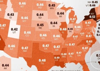 Mapping US Income Inequality By State