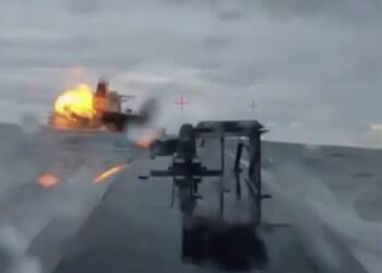 Watch: Third Russian Oil Tanker Hit By Sea Drone In Black Sea