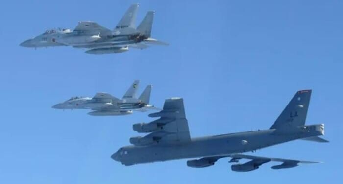 US 'Answers' China By Sending Pair Of Nuclear-Capable Bombers Over Sea Of Japan