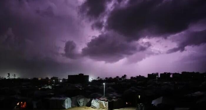 Gaza Tent Cities Under Water Amid Deadly 'Catastrophic' Storm