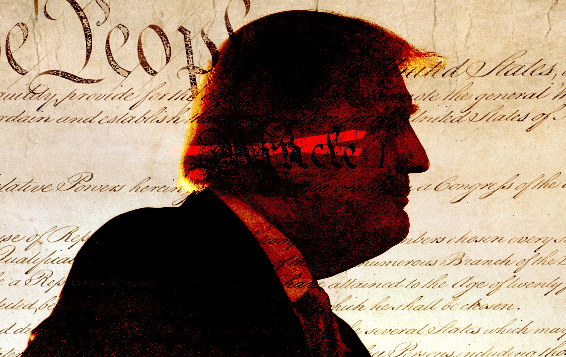 Illustration by Noah Hickey/The Dispatch (Photos via Getty Images).