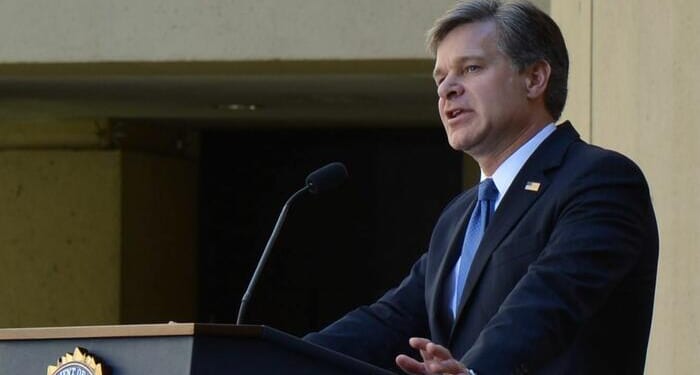 DC Pipe Bomb Arrest Raises Questions About Christopher Wray's FBI