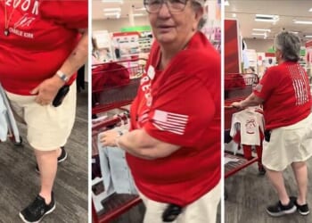 Watch: Deranged Karen Melts Down At Target Employee Wearing Charlie Kirk 'FREEDOM' Shirt