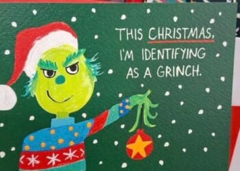 Harmless Christmas Card Pulled From Shelves And "Destroyed" After One Trans-Activist Offended