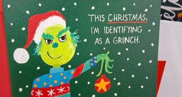 Harmless Christmas Card Pulled From Shelves And "Destroyed" After One Trans-Activist Offended