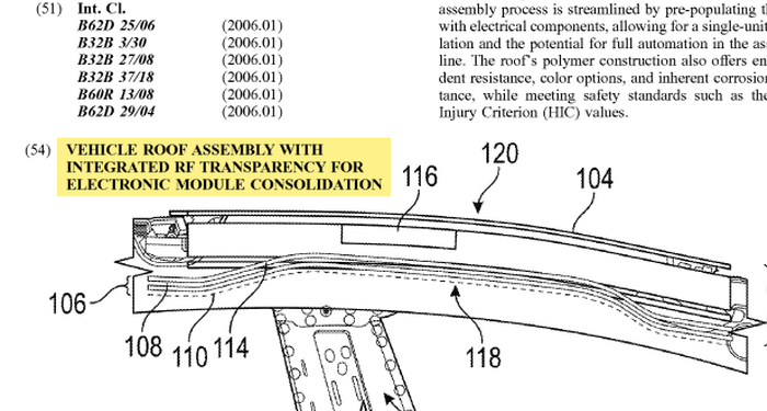 New Patent Signals Tesla Could Integrate Starlink Dish Into Vehicle Moonroof