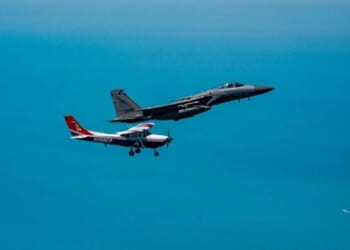 Military Jet Performs 'Headbutt' On Plane Intruding Into Mar-a-Lago Airspace